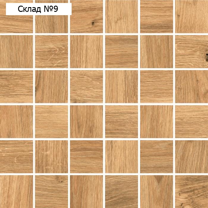 Плитка напольная мозаика Woodhouse коричневый 30х30 см