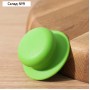 Ручка для крышки на посуду, d=6 см, с саморезом, цвет зелёный