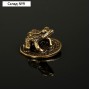 Сувенир кошельковый "Жаба на монете", латунь, 1х1,2х1,6 см