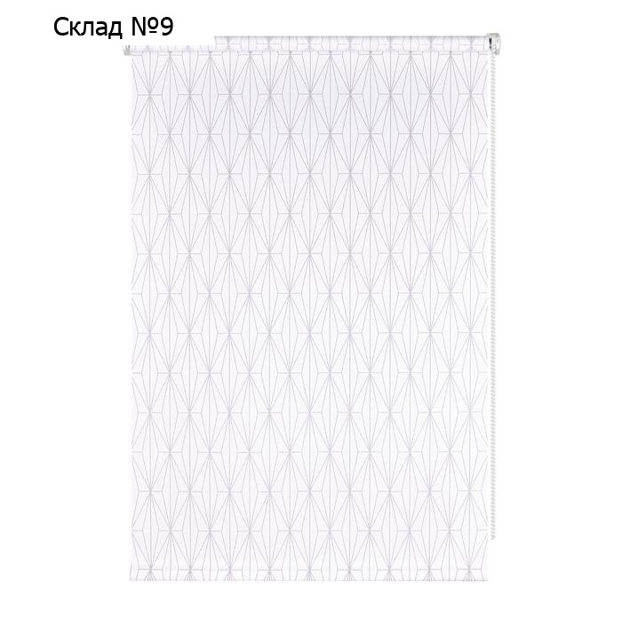 Штора рулонная Print «Трэлис», 90х160 см, цвет серый