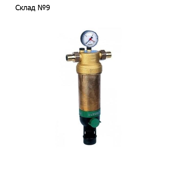 Фильтр Т-образный Honeywell латунь F76 ,S 1/2", PN25 р/р 70С, сливной кран, F76 ,S-1/2"AAM