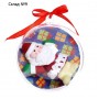 Новогодний шар «Дед Мороз», игрушка с конфетами