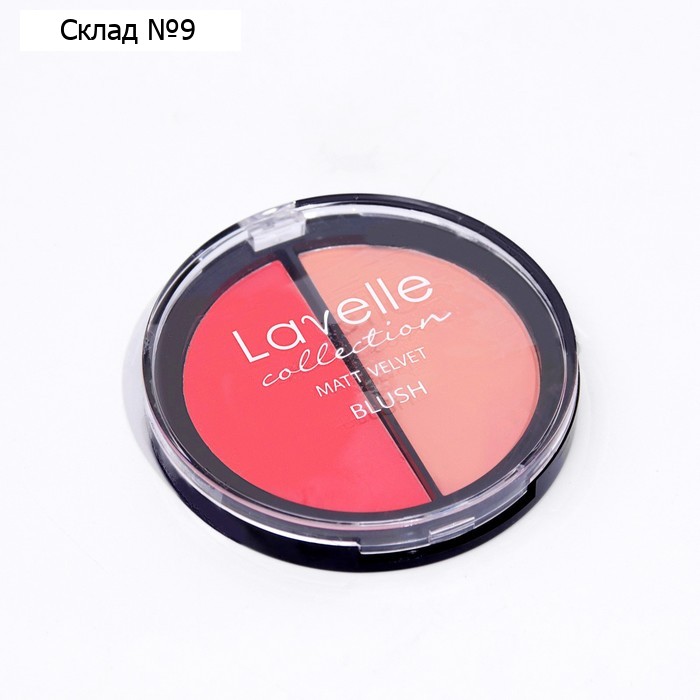 Двухцветные компактные румяна Matt Velvet Blush, тон 01