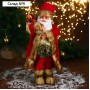 Дед Мороз "В золотом кафтане, с венком" 45 см