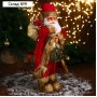 Дед Мороз "В золотом кафтане, с венком" 45 см