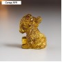 Сувенир полистоун "Золотой тигрёнок в колпаке/шарфике" МИКС 2,8х1,8х1,8 см