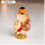 Сувенир полистоун "Важный тигр, в шляпе, с золотом" МИКС 5,8х3х3,5 см