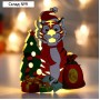 Сувенир дерево световой "Тигр в новогоднем колпаке у ёлочки" МИКС 12х3,2х12,5 см