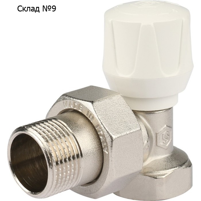 Клапан ручной STOUT SVR-2102-000020, 3/4", терморегулирующий, угловой