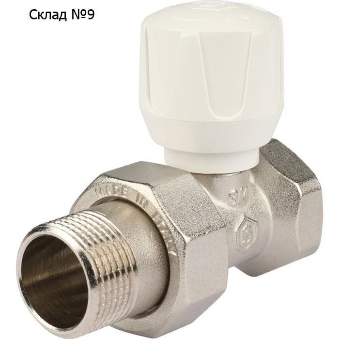 Клапан ручной STOUT SVR-2122-000020, 3/4", терморегулирующий, прямой