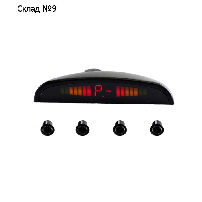 Система парковки Interpower IP-430 Black (голос, 19 мм)