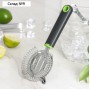 Стрейнер Доляна Lime, 21,3×9,2×2 см, цвет чёрно-зелёный