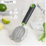 Стрейнер Доляна Lime, 21,3×9,2×2 см, цвет чёрно-зелёный
