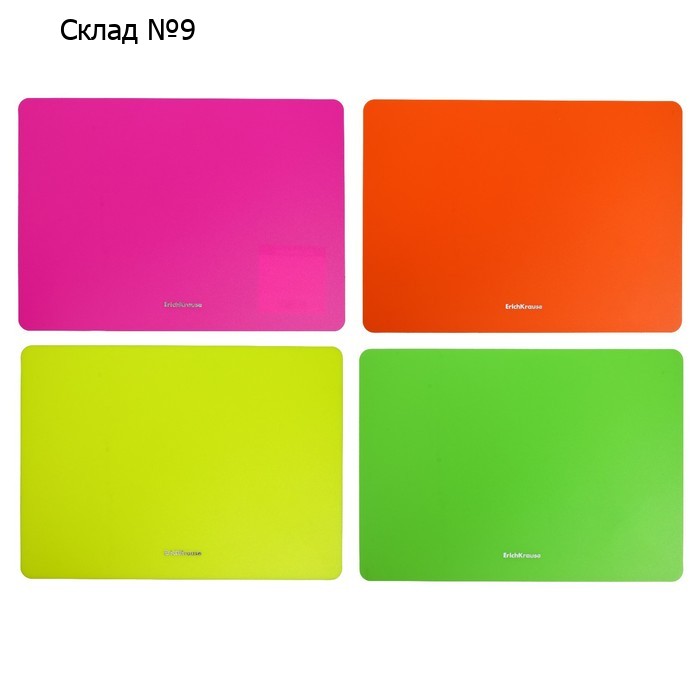 Доска для лепки пластиковая А4 ErichKrause Matt Neon, МИКС