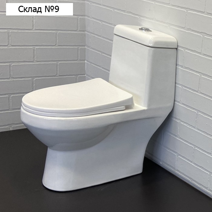 Унитаз детский Comforty 2311W, 2-реж. арм., прямой выпуск, PP с микролифтом, белый