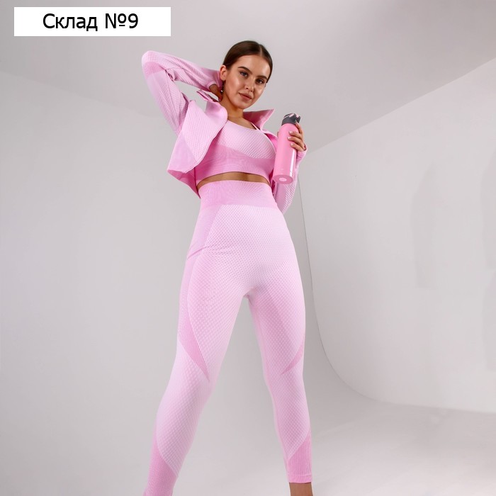 Брюки женские спортивные ананас, цвет розовый, SL Russian Brand, р-р XL