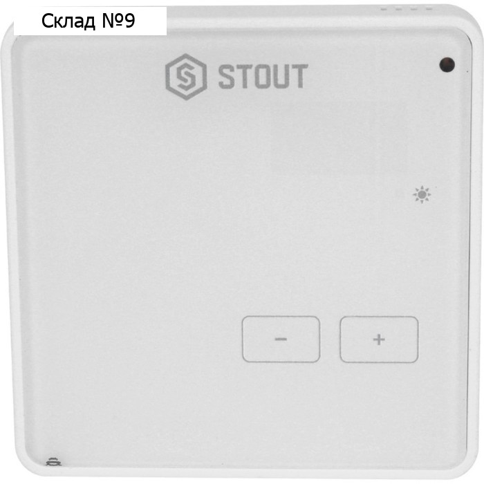 Проводной комнатный регулятор R-10z STOUT STE-0101-010003, белый