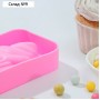 Форма для мороженого Доляна «Капкейк», силикон, 14×7,5×2,5 см, цвет розовый