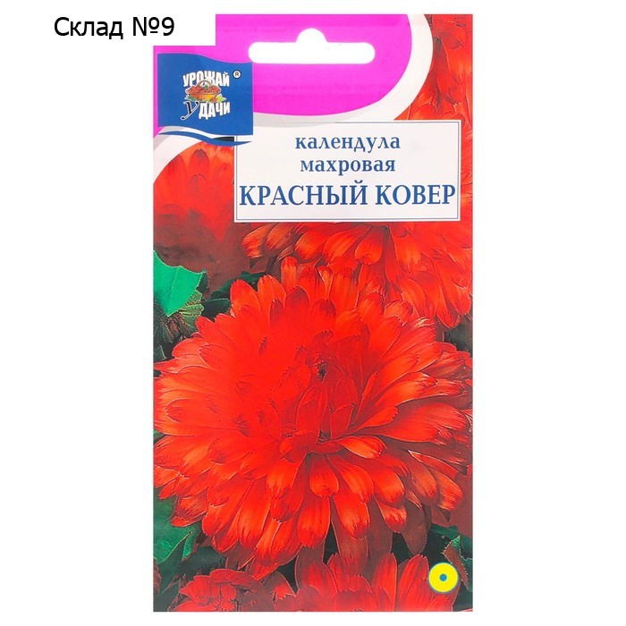 Семена цветов Календула махровая "Красный ковёр", 0,3 г