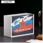 Коробка деревянная "С днем защитника отечества" 20х14х8 см белый