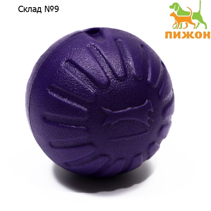 Мяч из EVA плавающий, для дрессировки, 7 см, фиолетовый