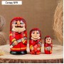 Матрёшка «Пожарный», 3 кукольная. 10 см