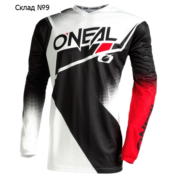 Джерси O'NEAL Element Racewear V.22, мужской, размер XXL, чёрная, белая