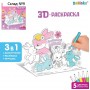 Раскраска 3D «Любимой маме»