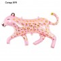 Шар фольгированный 41" «Леопард» Pink, фигура