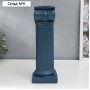 Сувенир полистоун "Римская колонна" синий 27х8х10см