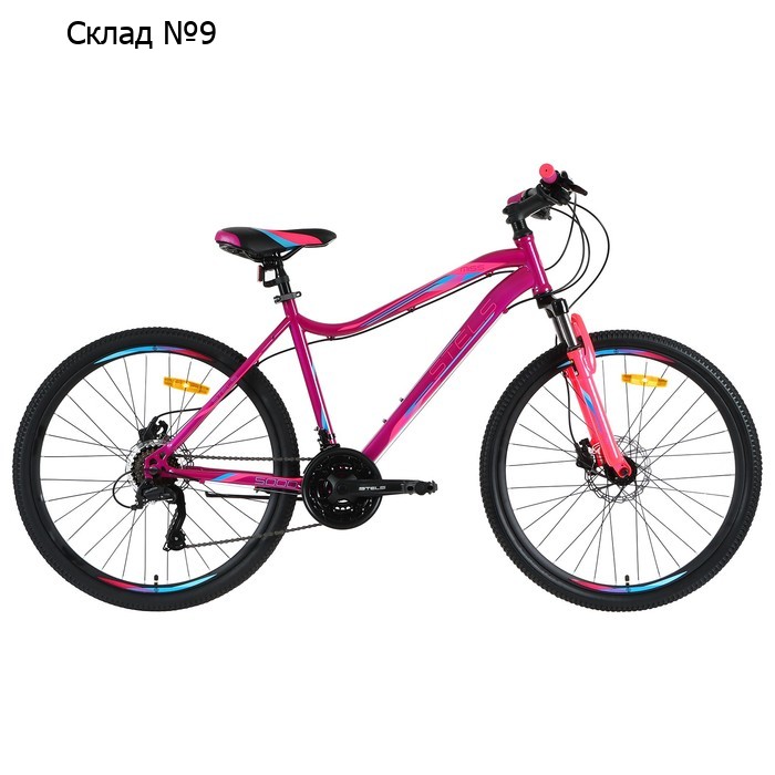 Велосипед 26" Stels Miss-5000 D, V020, цвет фиолетовый/розовый, р. 18"