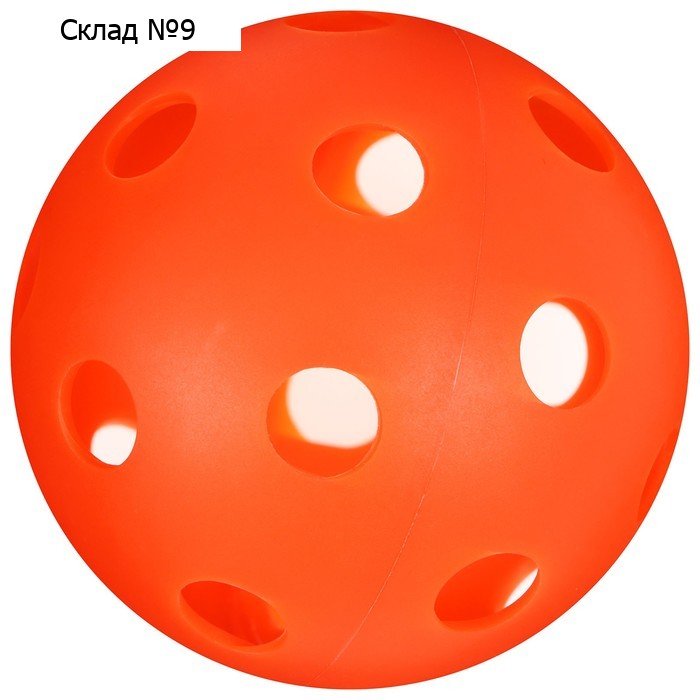 Мяч для флорбола ONLYTOP, d=7.2 cм, 23 г, МИКС