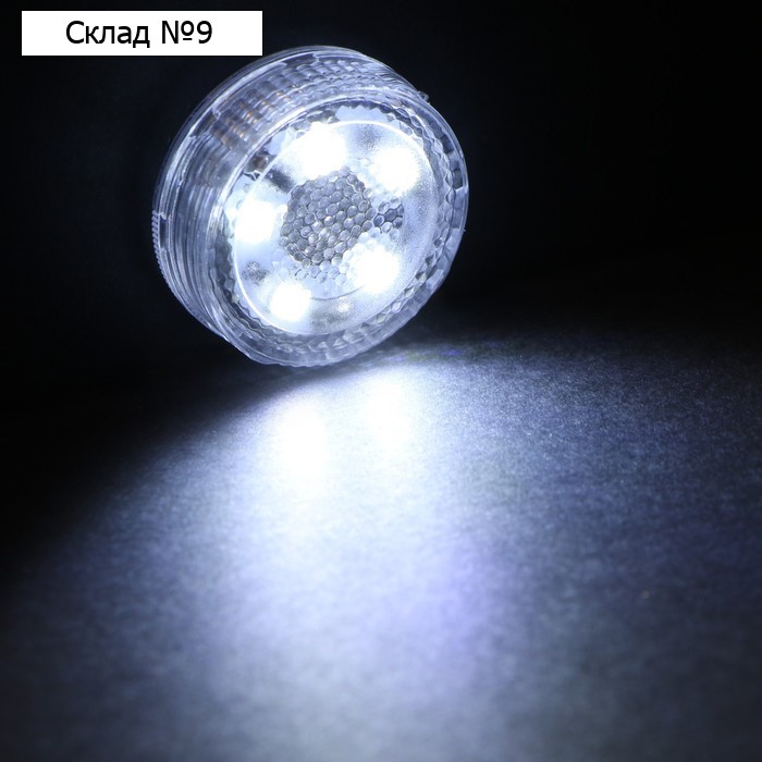 Светильник светодиодный Torso, автомобильный, 5 LED, d 3 см, белый