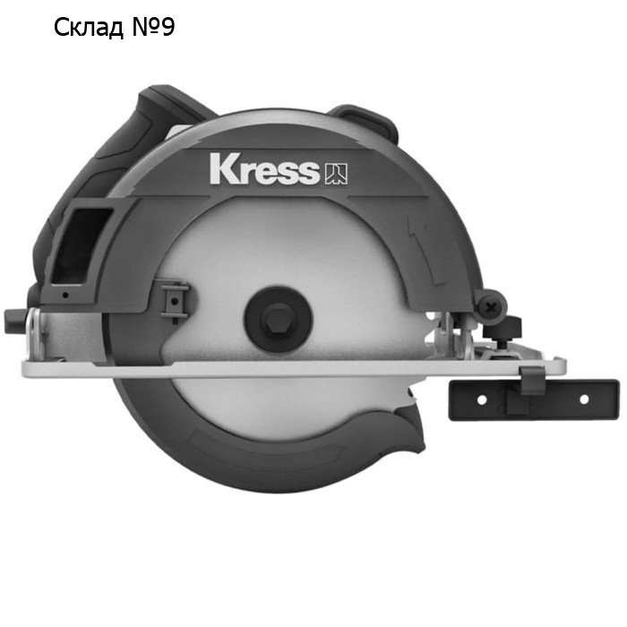 Циркулярная пила KRESS KU420.1, 220 В, 1400 Вт, 5200 об/мин, d=185 мм
