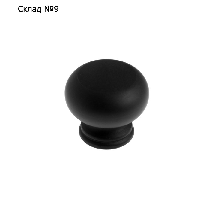 Ручка-кнопка CAPPIO, d=30 мм, цвет чёрный