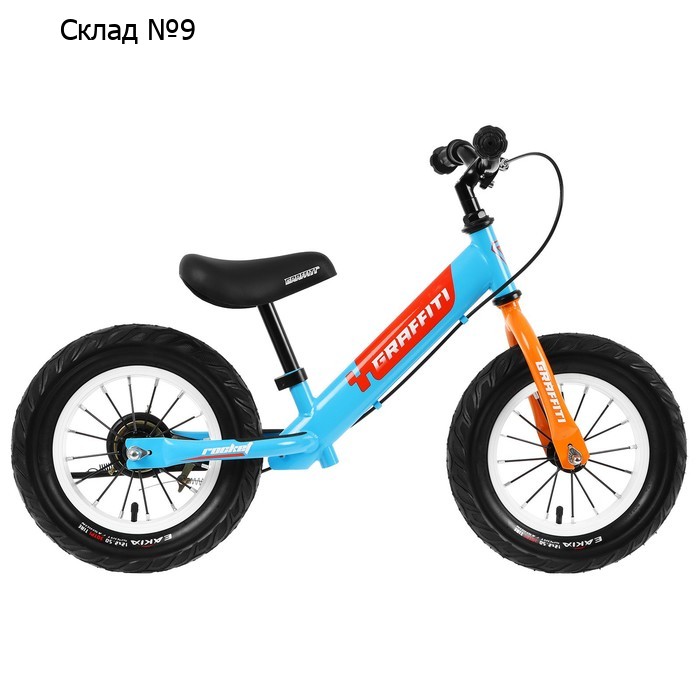 Беговел 12" GRAFFITI Rocket, цвет синий