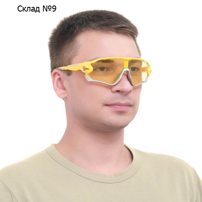 Очки спортивные "Мастер К", uv 400, ширина 15 см, дужка 13.5 см, линза 8 х 5.1 см
