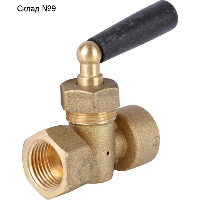 Кран для манометра STOUT SMN-0010-000115, 1/2", внутренняя/внутренняя резьба