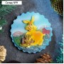 Магнит "Заяц с корзинкой" 7см МИКС