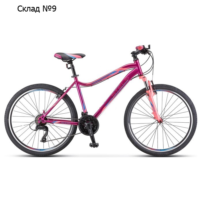 Велосипед 26" Stels Miss-5000 V, V050, цвет фиолетовый/розовый, р. 16"
