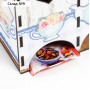 Чайный домик двойной "Чашки" 21х10,5х15,5 см