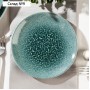 Тарелка фарфоровая плоская NATUR SEA, d=16,5 см, цвет бирюзовый
