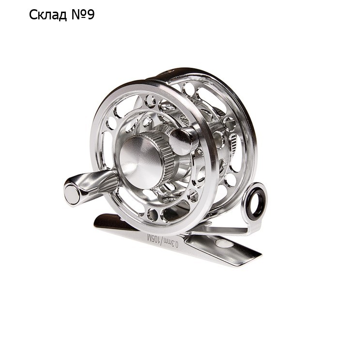 Катушка HIGASHI H-50, 2+1, серебристая, 01509