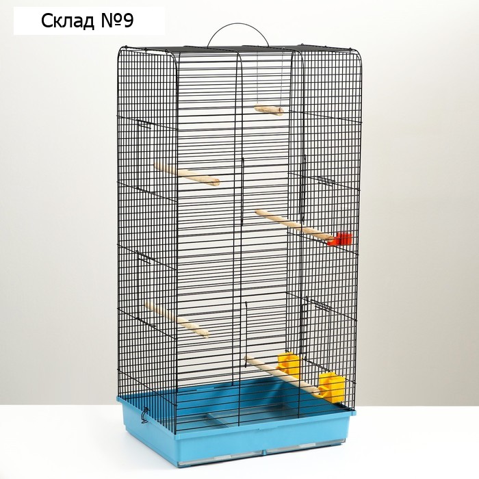 Клетка для птиц "Рикки 5", 48 х 36 х 97 см, микс цветов