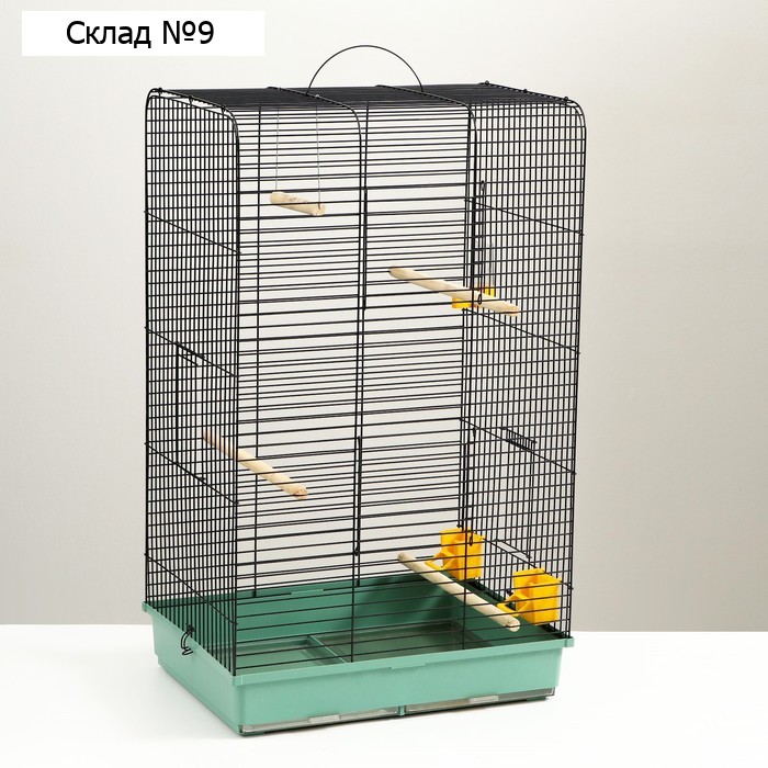 Клетка для птиц "Рикки 4" 48х 36 х 81 см, микс цветов