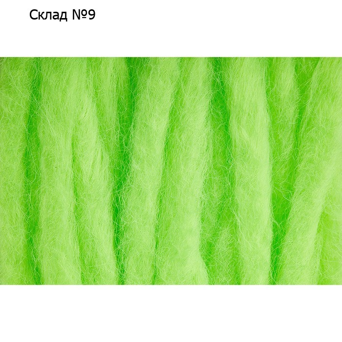 Синтетическая нить HIGASHI Synthetic Fiber SF-05, светло-зеленый, 01143