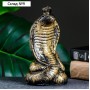 Фигурка гипс «Змея Кобра с короной», 17×8×8 см