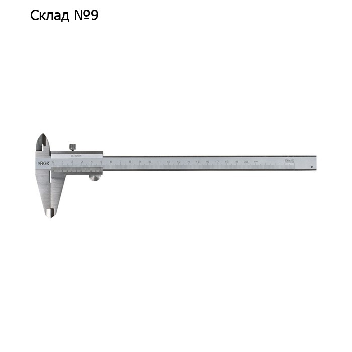 Штангенциркуль RGK SCM-200, с глубинометром, шаг 0.02 мм, 200 мм