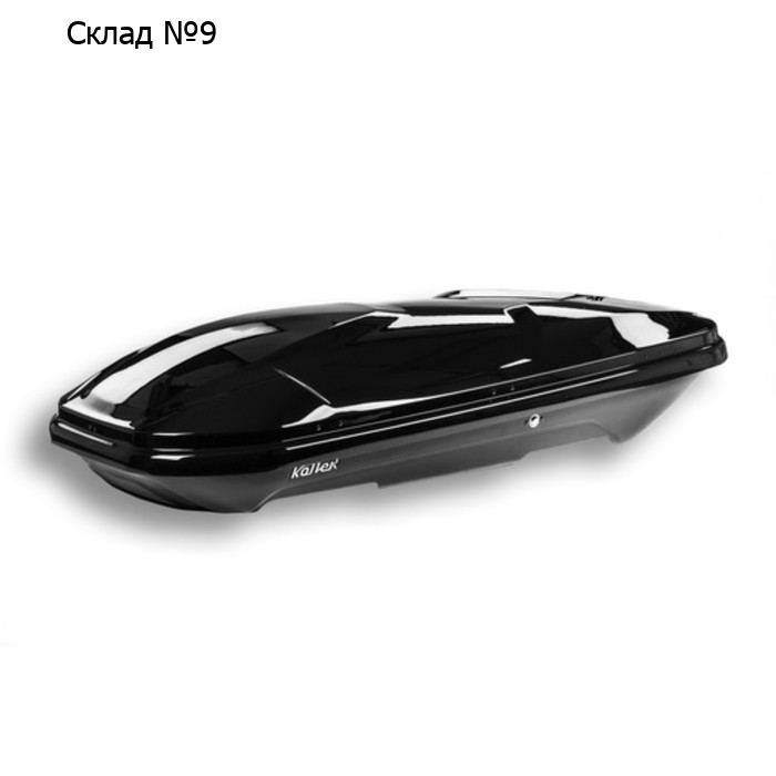 Автобокс на крышу Koffer Sport, 480 литров, размер 2090х860х390, черный глянец, KBG480S