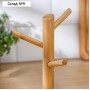 Подставка для кружек Доляна Bamboo, 16×19,7 см, с блюдом для подачи
